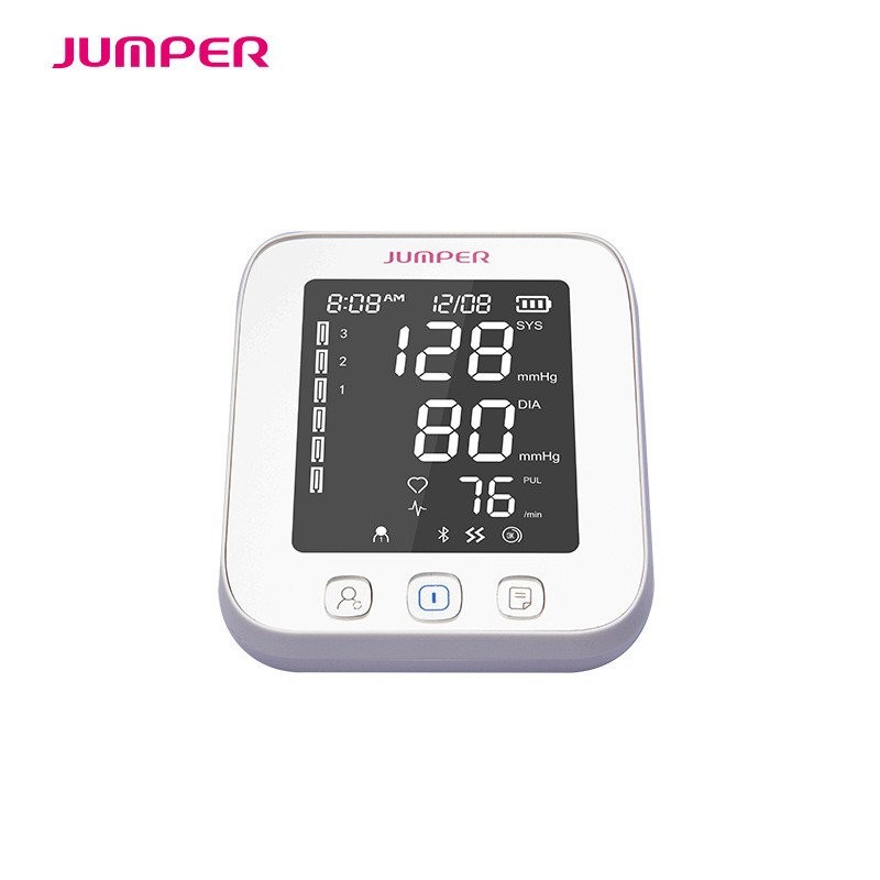 บรรจุภัณฑ์ภาษาอังกฤษ JPD-HA101 เครื่องวัดความดันโลหิต JUMPER Arm OLAI
