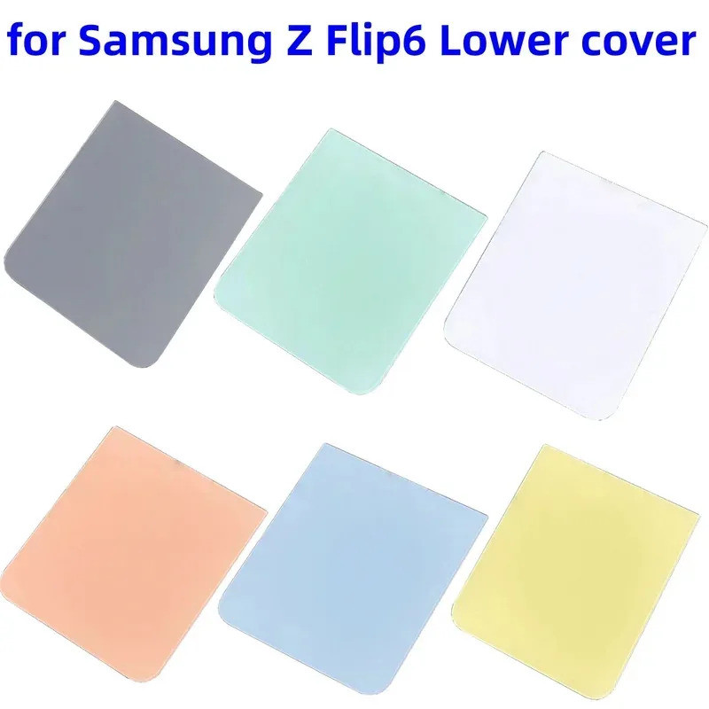 ฝาหลังสําหรับ Samsung Galaxy Z flip6 SM-F7410 f741b f741u/n เปลี่ยนด้านหลังกรณีโทรศัพท์ backshell