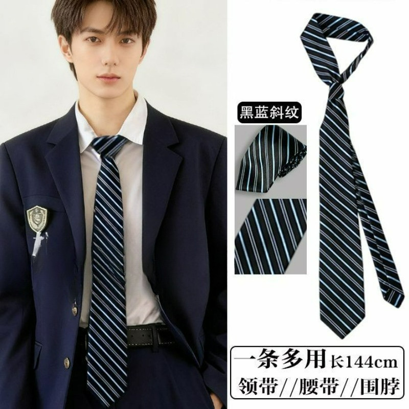 ชุดย้อนสมัยสไตล์ญี่ปุ่น ดีไซน์โบว์ไท สไตล์วิทยาลัย สำหรับผู้ชายและผู้หญิง เสื้อสูทหลายโอกาส  รวมภาษีแล้ว ราคา ถูกที่สุด ดีลบีเคเค แกลเลอรีภาพที่ 5