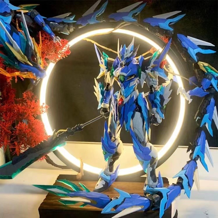 กันดั้ม Mecha รุ่น Moto Nuclear State Chao Qing Long Ao Bing Lu Bu Zhao Yun Chao เล่นประกอบ Hand-mad