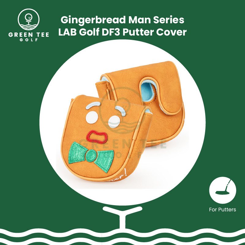 Golf Gingerbread Man LAB Golf DF3/Mezzz/OZ Mallet Putter Cover - Golf Head Covers - Golf Club Protec