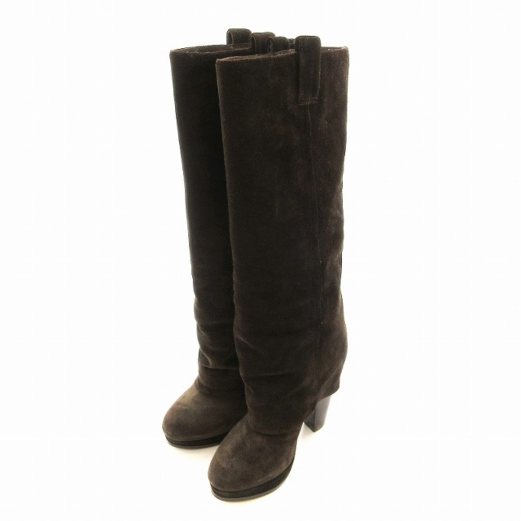 Ash Boots suede dark Brown Long Direct from Japan Secondhand