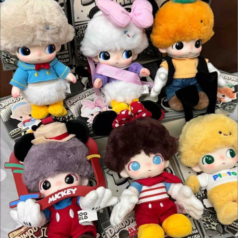 DIMOO WORLD กล่องตาบอดตุ๊กตา Disney Series พวงกุญแจตุ๊กตาไวนิล Tide Play fu.ph ราคา ถูกที่สุด ดีลบีเคเค แกลเลอรีภาพที่ 3