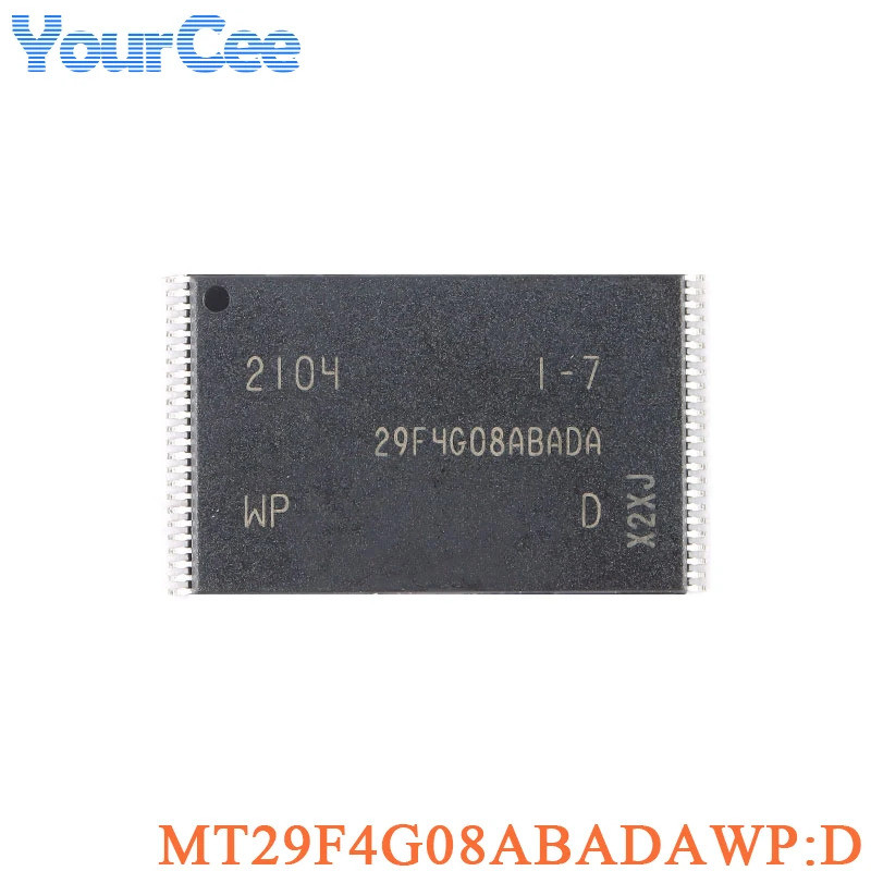 2 ชิ้น/1 ชิ้น SMD MT29F4G08ABADAWP:D 29F4G08ABADA TSOP-48 4Gb NAND แฟลชหน่วยความจําชิป IC TSOP48 MT2