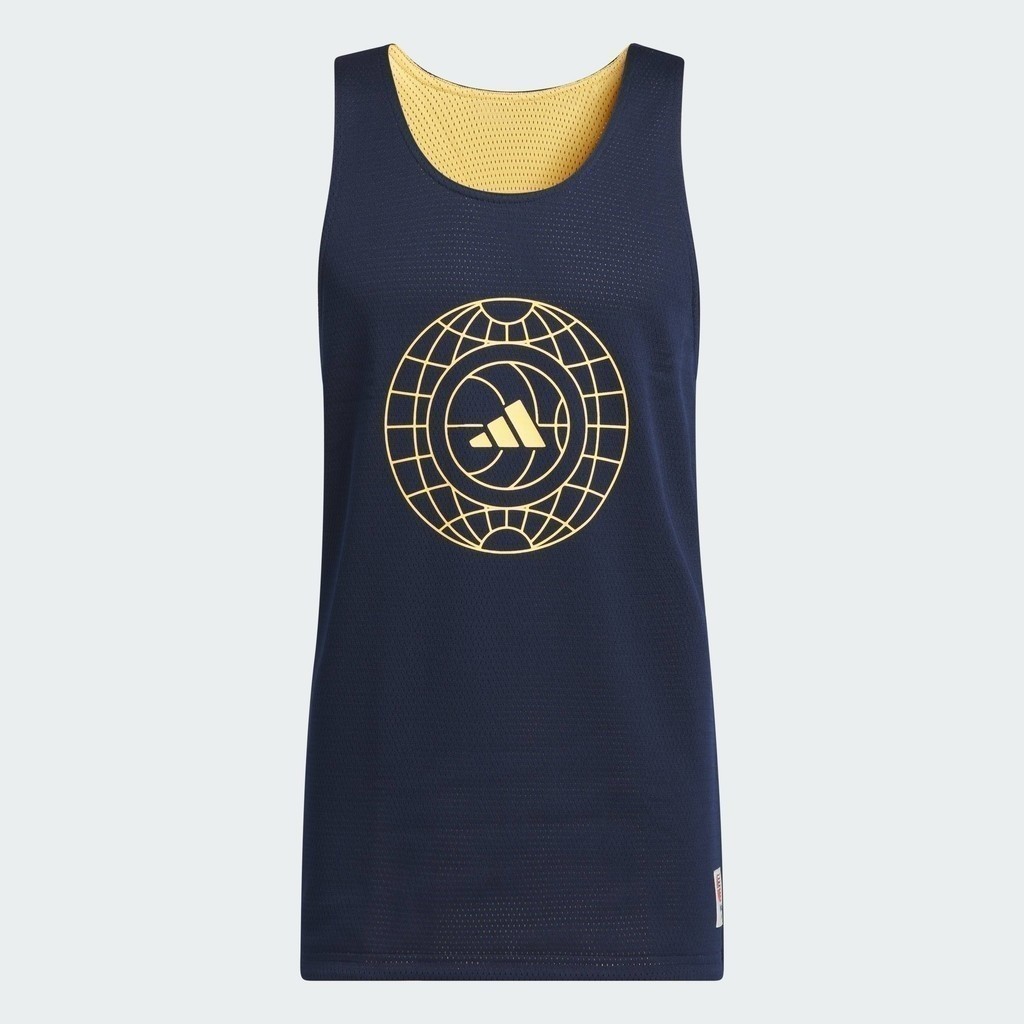 adidas บาสเกตบอล เสื้อบาสเกตบอล adidas Select World Wide Hoops ผู้ชาย สีน้ำเงิน IT4733