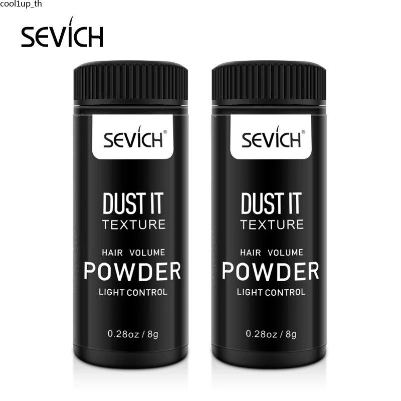 [ซื้อ 1 ใช้ 1] Sevich Hair Powder Sevich Hair Powder กันน้ําควบคุมแป้งผมแห้งพร้อมพัฟ 8g