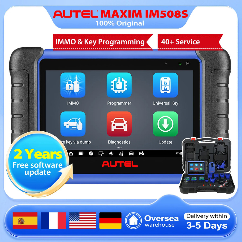 Autel Maxiim Im508s Key Programming Tool ยานยนต์ Immo Diagnostic Scanner สําหรับ Clone Key Renewal, 