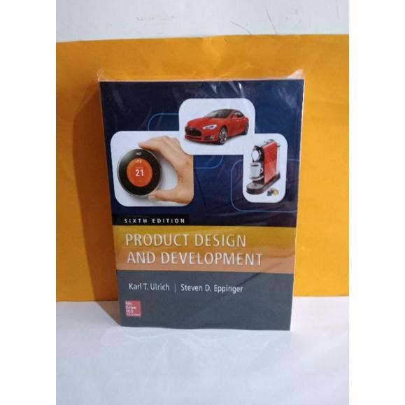 หนังสือทางกายภาพ การออกแบบผลิตภัณฑ์และการพัฒนารุ่นที่ 6 โดย Karl T Ulrich
