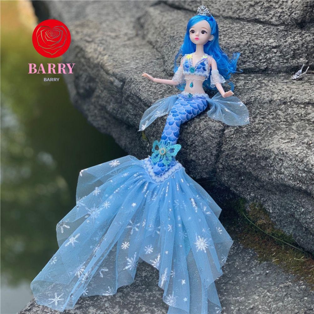 BARRY ตุ๊กตา BJD 13 Joint Movable 3D Eye 30 ซม.แฟชั่น Play House Kawaii Dress-up ของเล่น