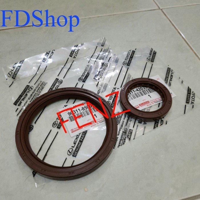 ซีลเพลาข้อเหวี่ยงหน้าและหลัง 2pc kijang 7k ดีเซล 2L - ไม่ระบุ