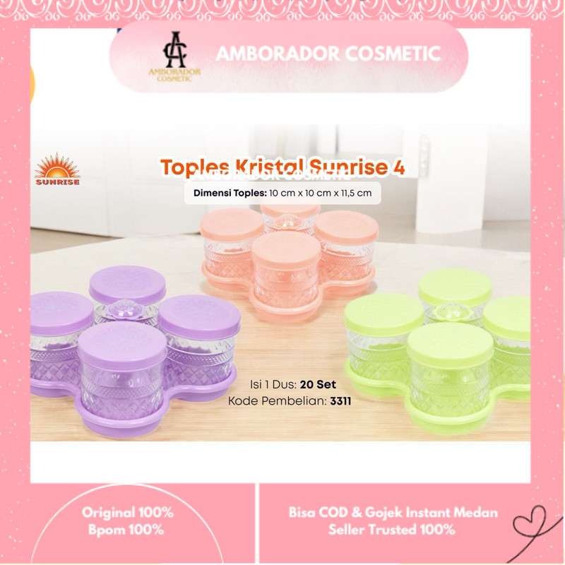 MH - CRYSTAL JAR Set 4 ชิ้น