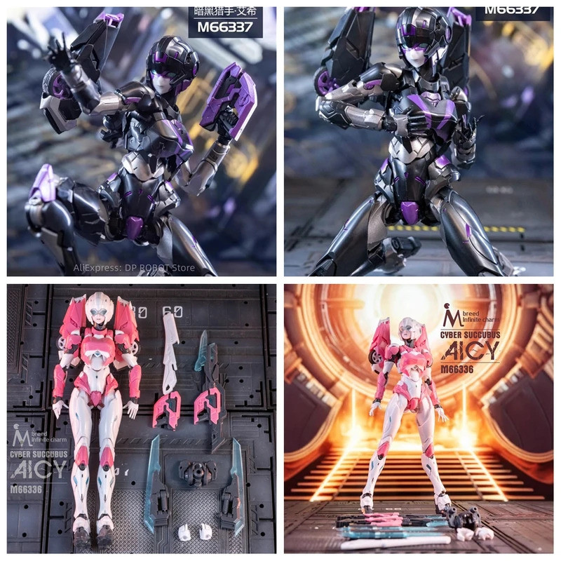 [ในสต็อก] Transformation M66336 M66337 Charmaine M Darkened Skye Arcee KO RIOBOT Assembly Action Fig