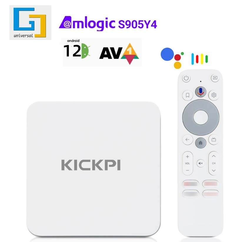กล่องทีวี KICKPI KP1 2/32G12盒5g S905Y4
