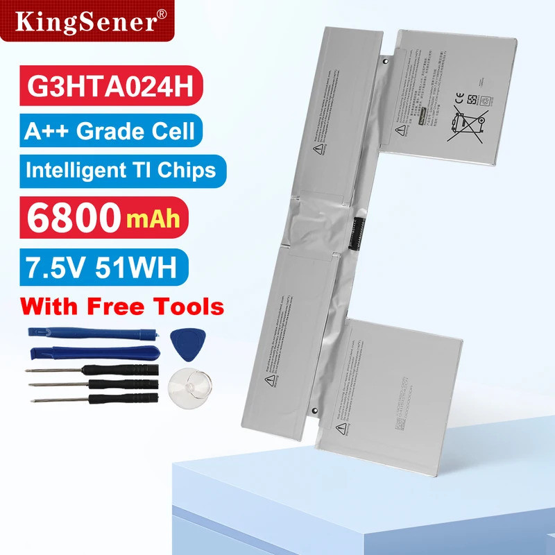 KingSener G3HTA024H แบตเตอรี่สําหรับ Microsoft Surface Book 1 1703 1704 1705 13.5 "ฐานคีย์บอร์ดแบตเต