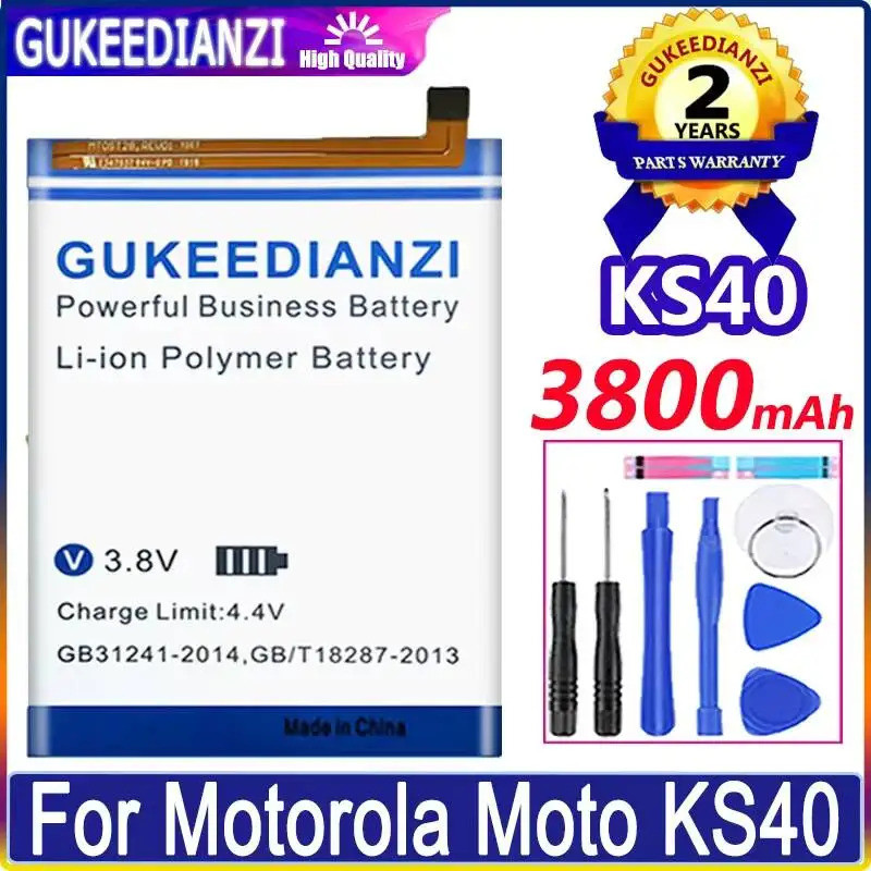 แบตเตอรี่โทรศัพท์มือถือ 3800mAh สําหรับ Motorola Moto E6 Play XT2029 XT2029-1 รุ่นยุโรป Good Low-อุณ