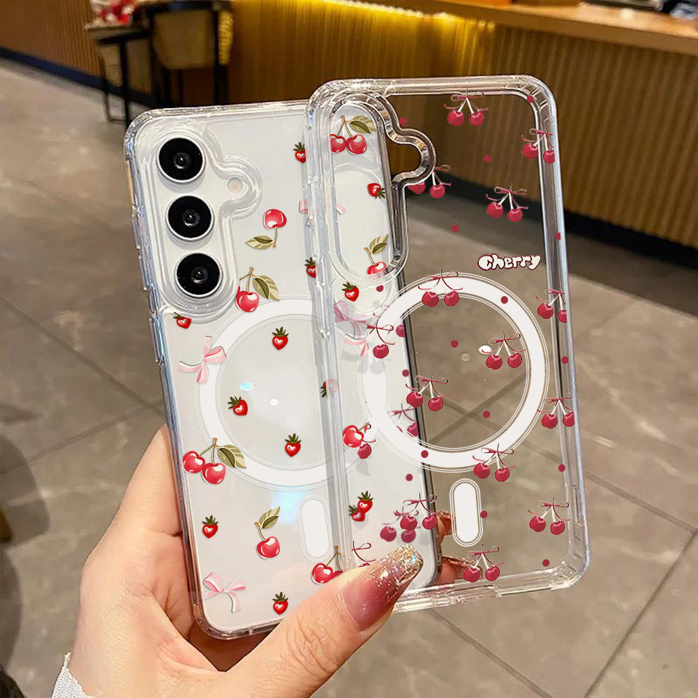 เคสโทรศัพท์แบบแม่เหล็ก for Samsung A56 A17 A07 S25 Ultra A57 A37 A55 A26 5G A35 A54 A36 S26 S23 Ultra S24 FE กันกระแทก