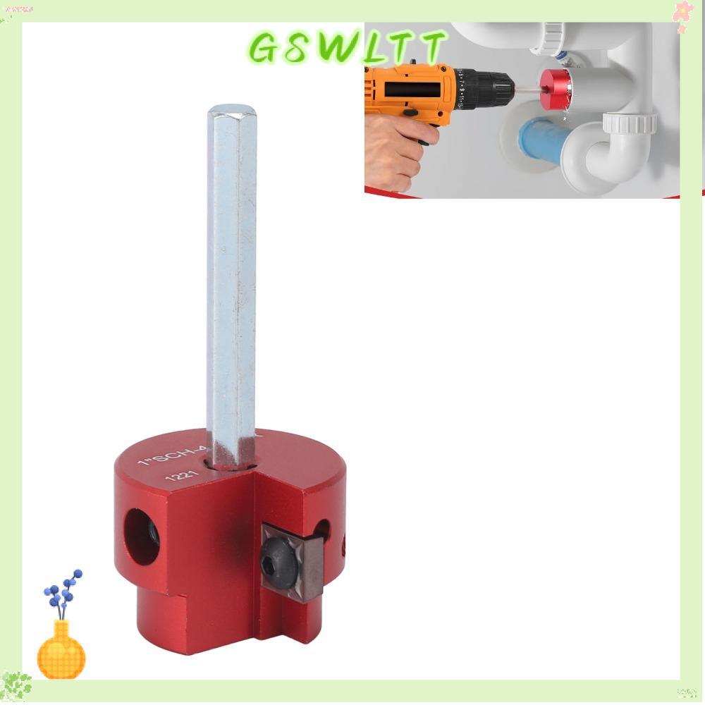 GSWLTT Fitting Saver, อลูมิเนียมสีแดงท่อ Reamer Kit, ทนทาน 1 นิ้ว/1.5 นิ้ว/2 นิ้ว PVC Socket Saver Vent Lines