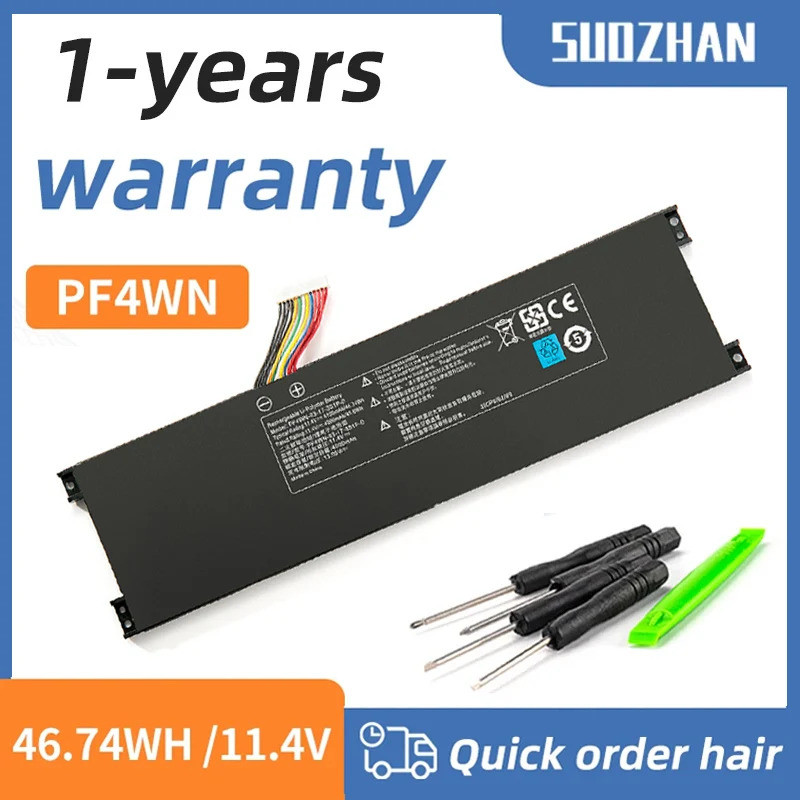 SUOZHAN PF4WN-00-17-3S1P-0 แบตเตอรี่แล็ปท็อปสําหรับ HASEE U43E1 U43S1 U47T1 Series PF4WN03173S1P0 3I