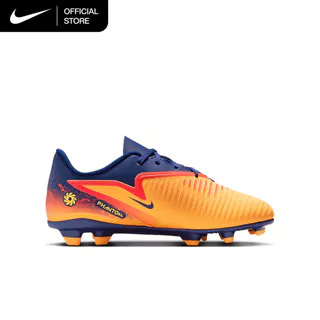 Nike Older Kids' Jr. Phantom 6 Low Club "Erling Haaland" Multi-Ground Soccer Cleats - Laser Orange [HQ2026-800]