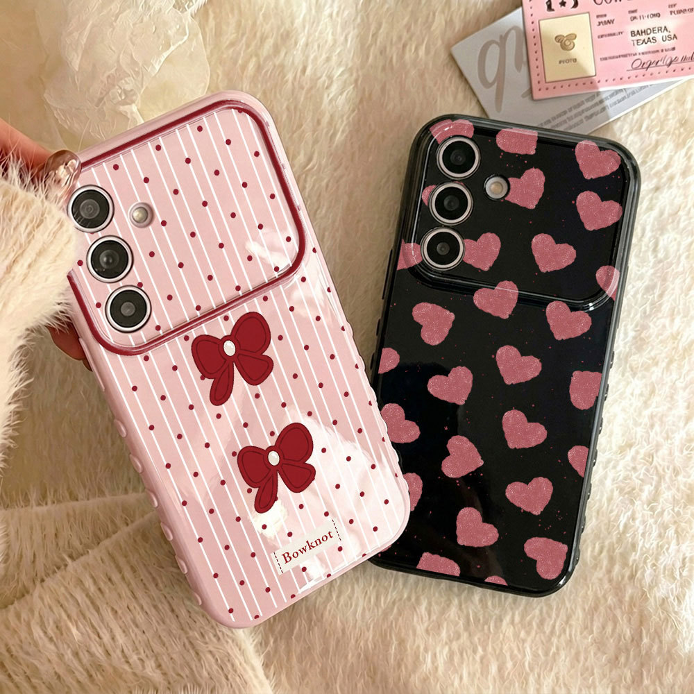 Love Heart เคสมือถือ For Samsung A56 A55 A17 A34 A57 A54 A16 A06 A35 S24 FE A37 A36 A05S A07 A15 A26 S25 S26 Ultra