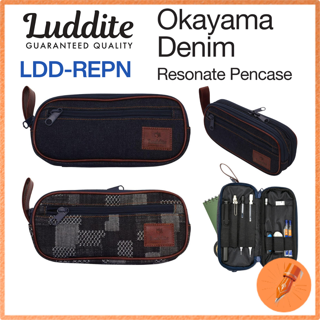 Luddite Okayama Denim Resonate Pencase LDD-REPN