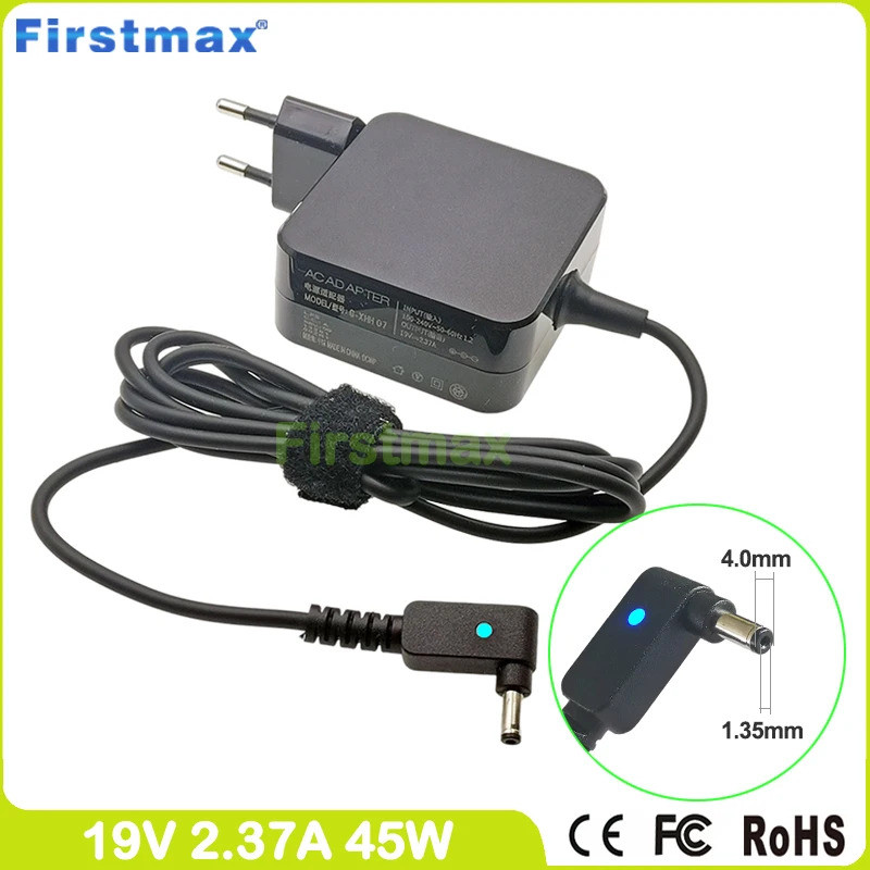 19V 2.37A 45W แล็ปท็อป ac power adapter สําหรับ Asus VM591UA J501UA R507LA R520QA R563UA X409FA M712
