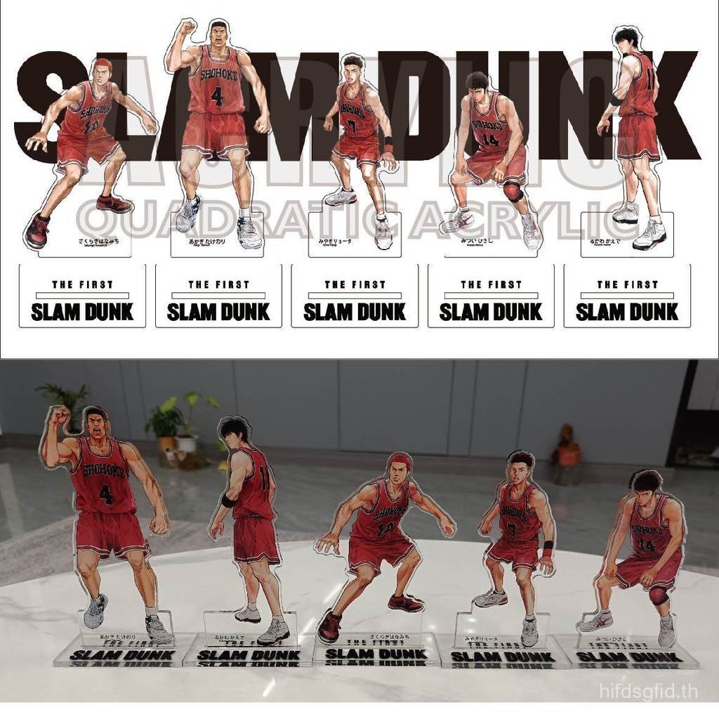 สินค้าใหม่ Slam Dunk สินค้าอะคริลิคยืนยี่ห้อ Kaede Rukawa Mitsui Kotomiya Seirada Sakuragi ดอกไม้แผน