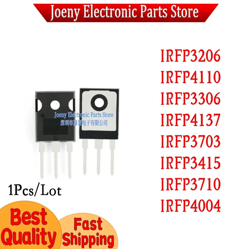 5PCS IRFP3206 IRFP4110 IRFP3306 IRFP4137 IRFP3703 IRFP3415 IRFP3710 IRFP4004 TO-247 Field Effect ทรา
