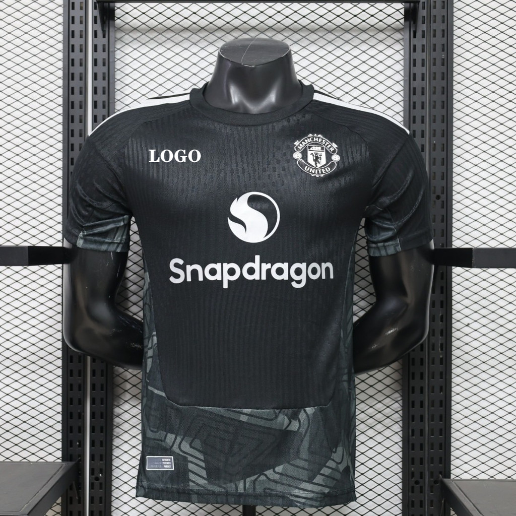 2026-27 Man Utd แมนเชสเตอร์ ยูไนเต็ด FC เสื้อผู้รักษาประตู Premium Jersey Player Edition - Custom ชื่อและหมายเลข, เสื้อฟุตบอลผู้ชายระบายอากาศได้ S-2XL เสื้อฟุตบอล