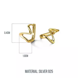 Ella Earrings ต่างหูเงินแท้ S925 [MERCELO]