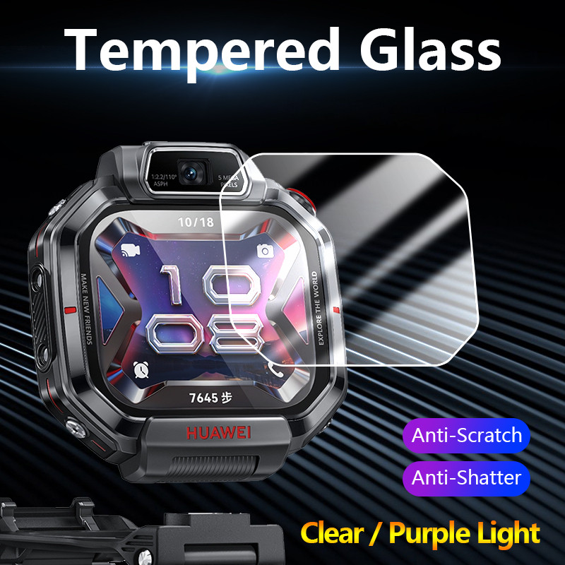 สําหรับ Huawei Watch Kids X1 Pro X1Pro Ultra Clear / Anti Purple Light 2.5D ฟิล์มกระจกนิรภัยป้องกันหน้าจอ