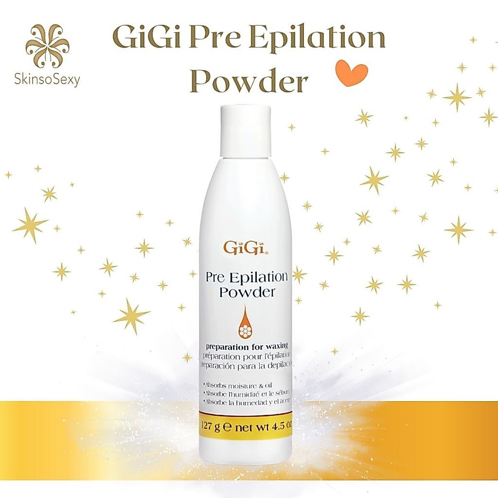 GiGi USA Pre Epilation Powder / แป้งฝุ่นดูดซับความมัน 4.5 oz / GiGi0790