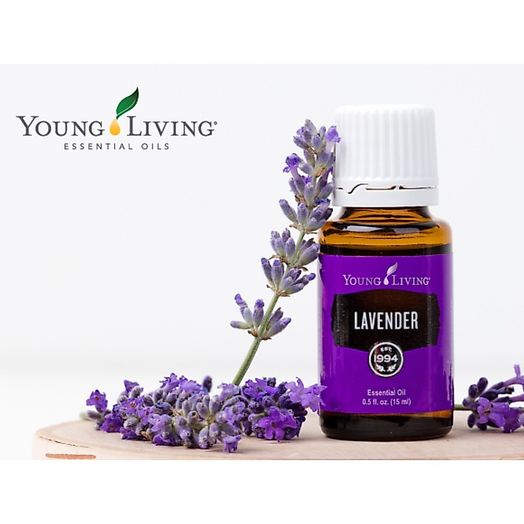 น้ำมันหอมระเหย Lavender essential oil บริสุทธิ์ เกรดบำบัดแท้100% 15ml. Young Living