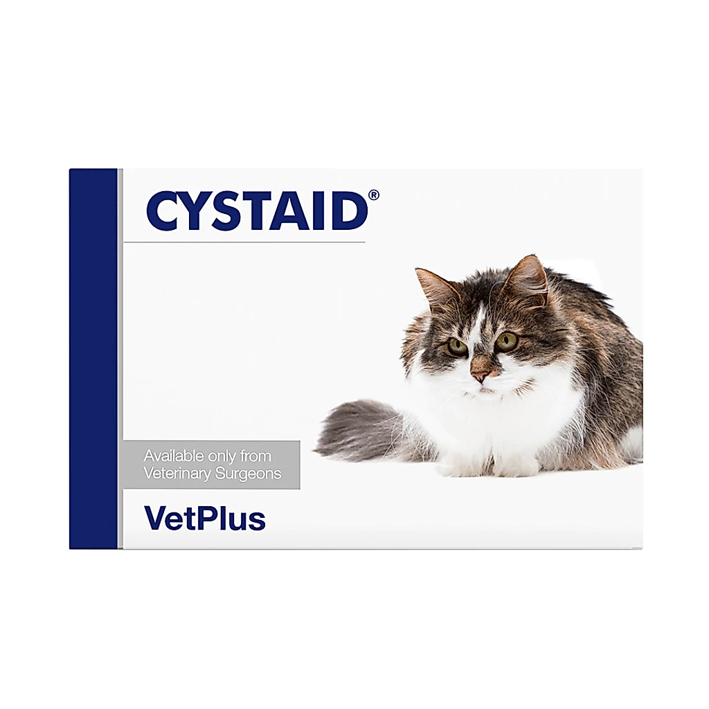 Cystaid 30 แคปซูล อาหารเสริมโปรตีนเสริมความแข็งแรงของกระเพาะปัสสาวะในแมว