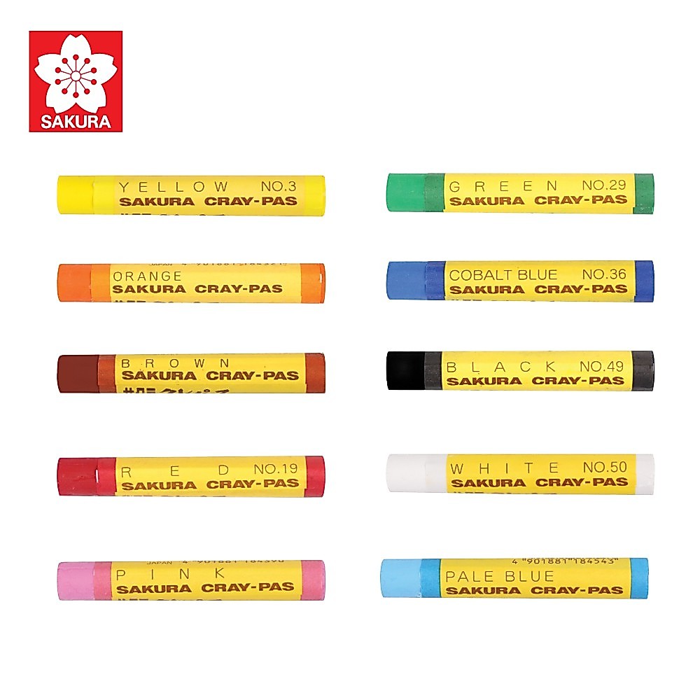 SAKURA (ซากุระ) สีชอล์คเดี่ยว (Crayon) สีชอล์คอุตสาหกรรม รหัส LP