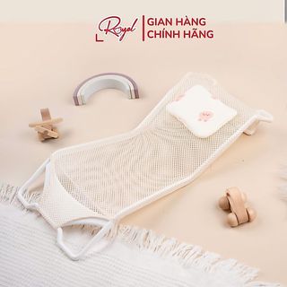 Lưới Tắm Cho Bé Sơ Sinh Royal Khung Nhựa Chắc Chắn Chất Liệu Vải Lưới Giúp Tắm Bé Dễ Dàng Tiện Lợi