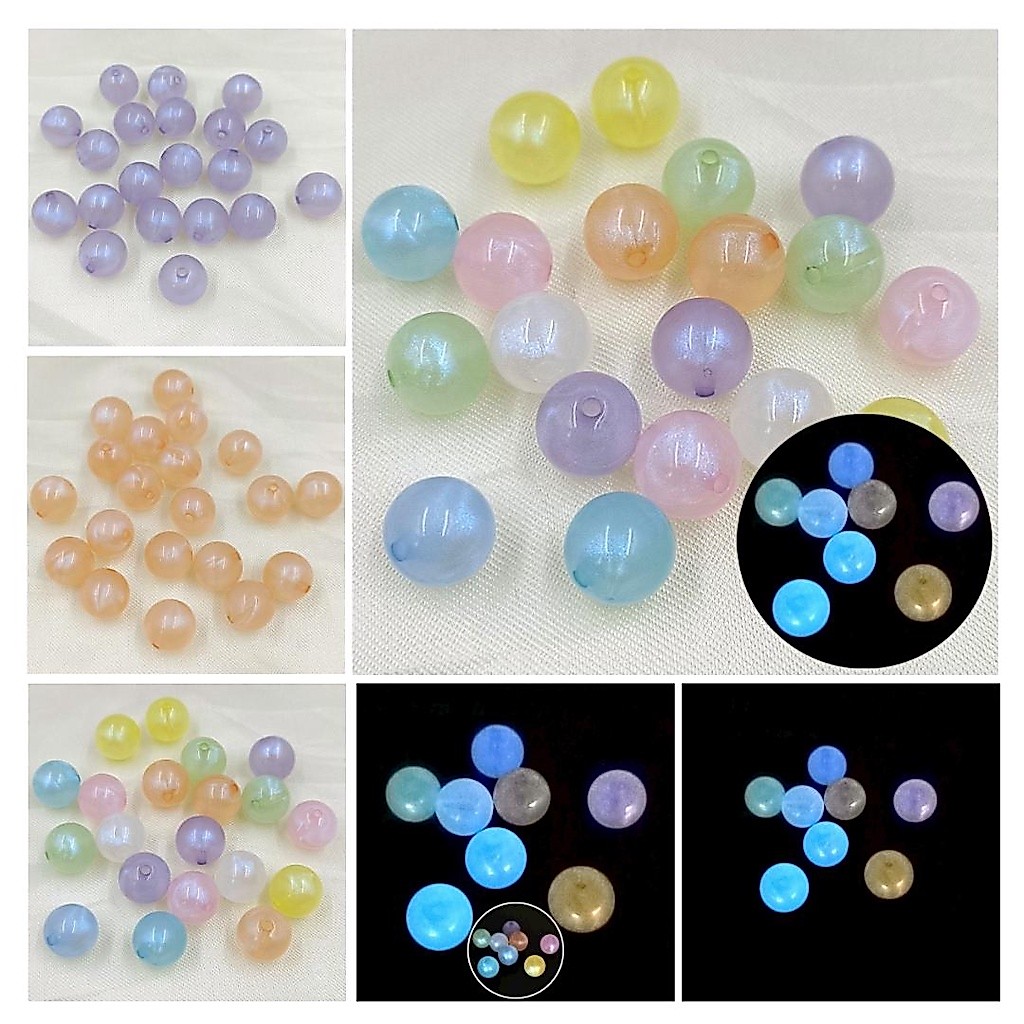 ลูกปัดกลม สีมาการอง 14 16 มม. สําหรับทําเครื่องประดับ สร้อยคอ สร้อยข้อมือ DIY 10 ชิ้น
