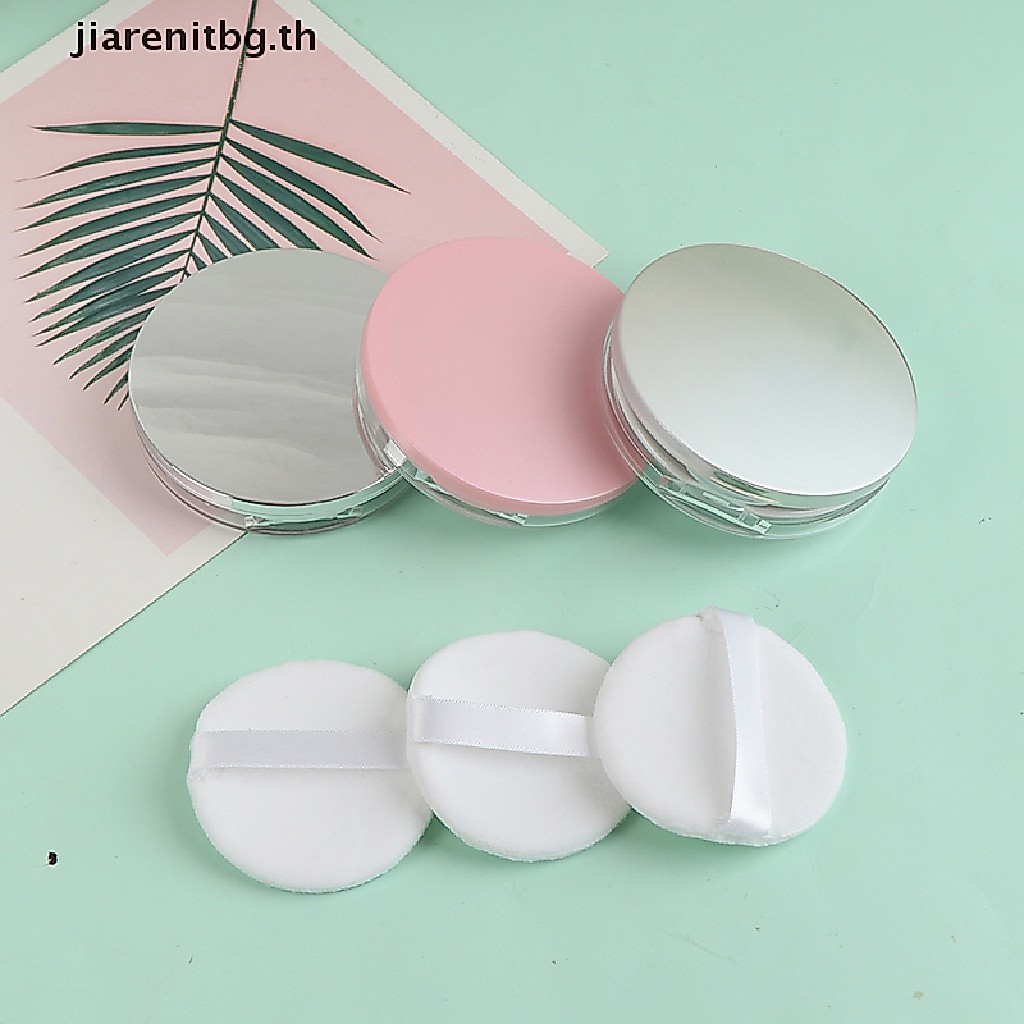 RENBG 3g Ultra-thin ที่ว่างเปล่าหลวมกล่องหม้อแต่งหน้า Jar Sifter คอนเทนเนอร์พัฟกระจก TH