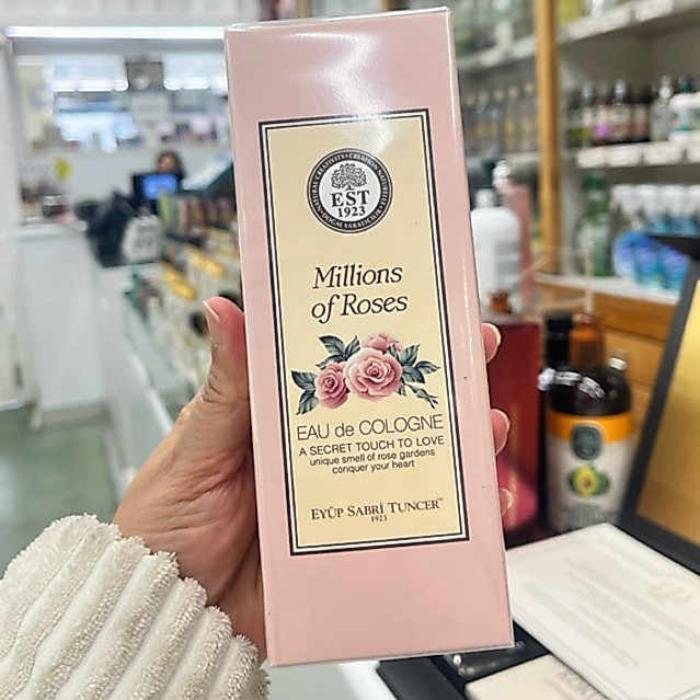 โคโลญจน์กลิ่นกุหลาบ Million of rose ขนาด 150ml หอมกุหลาบสดชื่นจากตุรกี