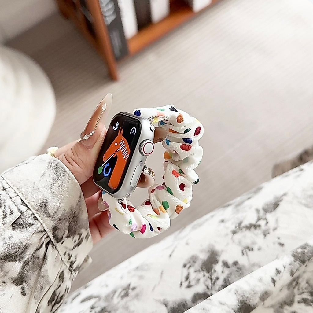 Scrunchie สายนาฬิกาข้อมืออัจฉริยะ แบบยืดหยุ่น สําหรับ Amazfit Bip 6 Bip 5 Unity Bip 3 3 Pro Bip U U Pro GTS 2 2e 3 4 Mini