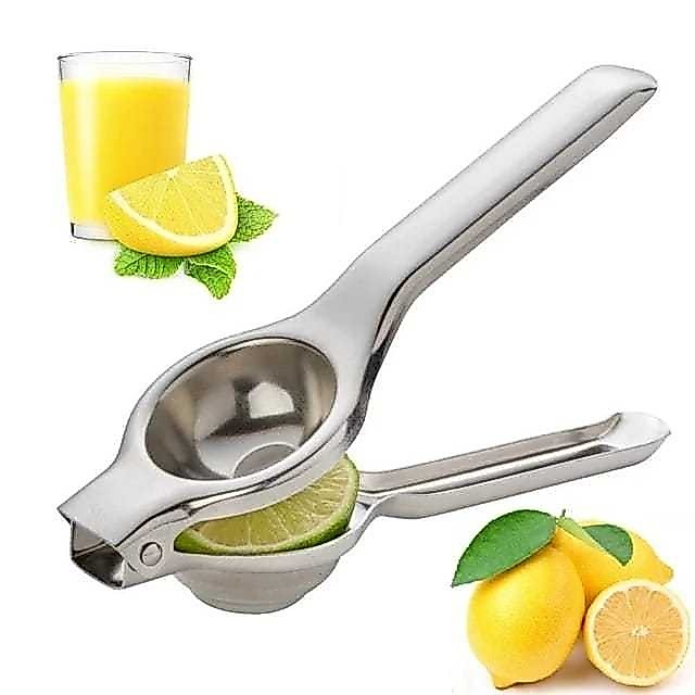 PEMERAH LIMAU สแตนเลส LEMON SQUEEZER LEMON EXTRACTOR สีส้ม SQUEEZER HAND PRESS SQUEEZER MANUAL EXTRA