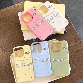 GOOD🔥เคสไอโฟน 13 11 สำหรับ iPhone 17 16 15 13 11 14 12 Pro Max 15 14 13 16 Plus XR X การ์ตูนหวานใหม่ 2 in 1 ปก