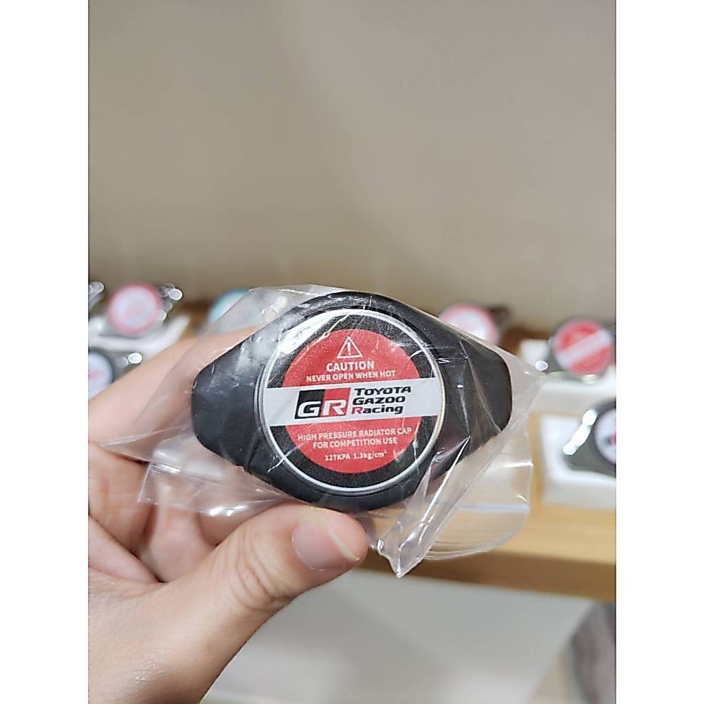 ฝาหม้อน้ำ มีพลาสติกกันร้อน TOYOTA GAZOO RACING รับแรงดัน 1.1 บาร์