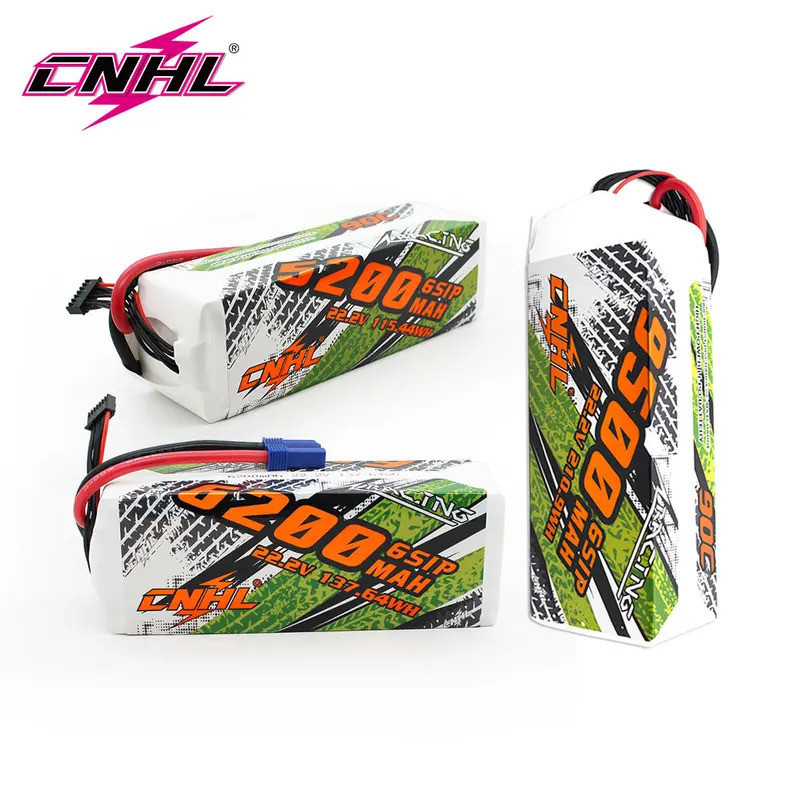 CNHL Lipo แบตเตอรี่ 6S 22.2V 5200mAh 6200mA 9500mAh 90C พร้อม XT90 EC5 QS8 8 มม.Bullet Plug สําหรับเ