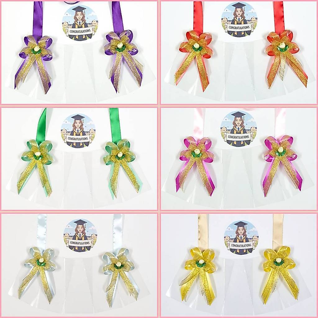 (ซองใส) มาลัยรับปริญญา 5 ซอง (ซองเปล่าลูกค้าต้องใส่ธนบัตรเองค่ะ) มาลัยเงิน มาลัยปัจฉิม