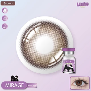 คอนแทคเลนส์(บิ๊กอาย) Mirage Brown / Gray (Luloo) ⭐️ลายฮิต ขายดีมาก กรองแสงกันยูวี