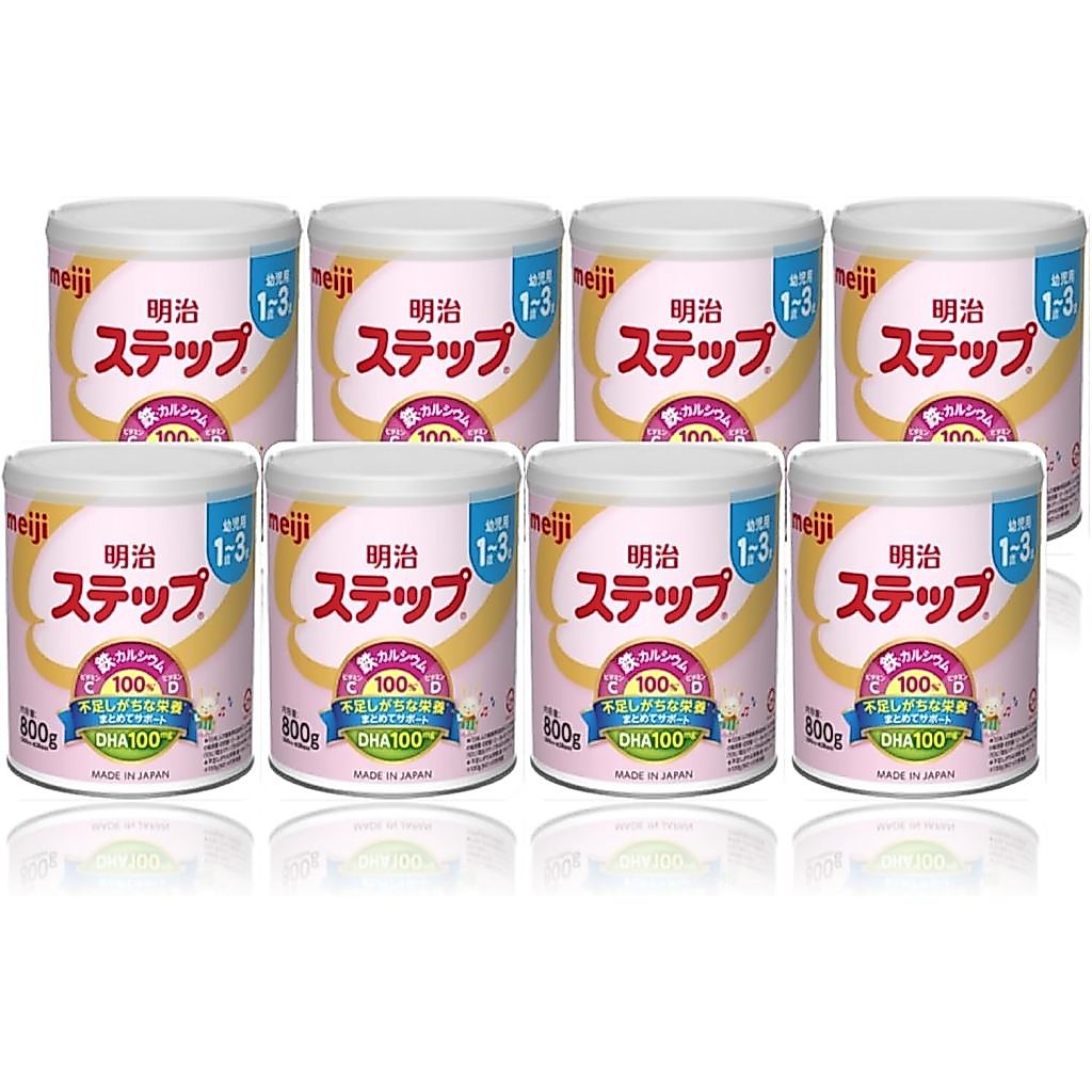 ยกลัง (มีช้อน) Meiji Step Power Milk นมผงเมจิ สำหรับเด็ก 1~3 ปี