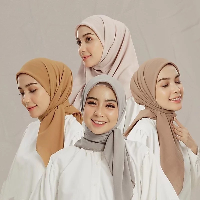 ผ้าคลุมไหล่ Hijab, ผ้าฝ้ายผ้าลินินสีทึบผู้หญิงผ้าพันคอ ผ้าคลุมไหล่ สีสันสดใส