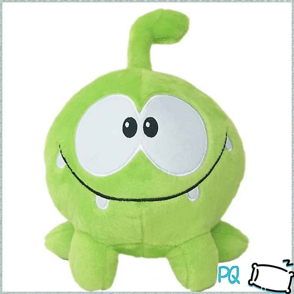 PQ ของเล่นตุ๊กตา,เกมร้อนตัดเชือกกบของเล่น,ของขวัญผลไม้สีเขียว Om Nom 20 ซม.ตุ๊กตาสัตว์ตุ๊กตาเด็ก