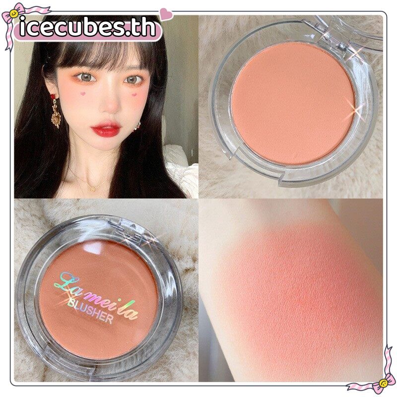 Leach LAMEILA Blush Powder Natural Blusher Hightlight Gloss แต่งหน้า Blingbling เครื่องสําอาง